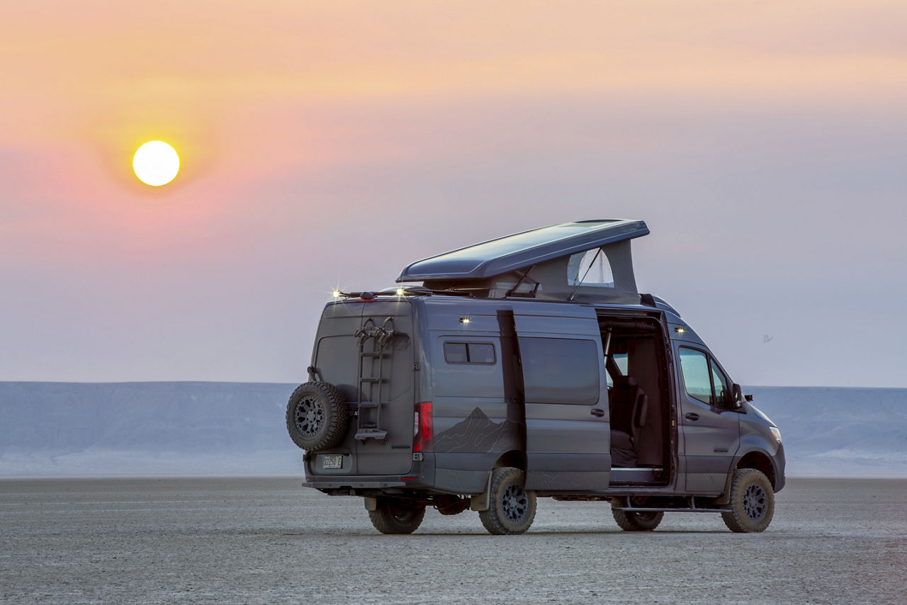 2019 Mercedes-Benz Sprinter - Black Rhino WARLORD - Gray | Wheel Pros